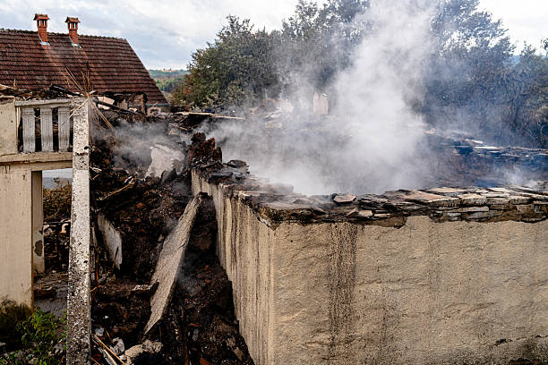 Professional Fire Damage Removal technician working in Frederick, MD